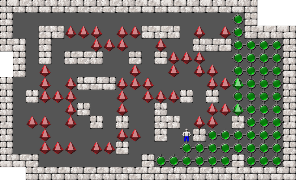 Sokoban Cosmac 9 level 3